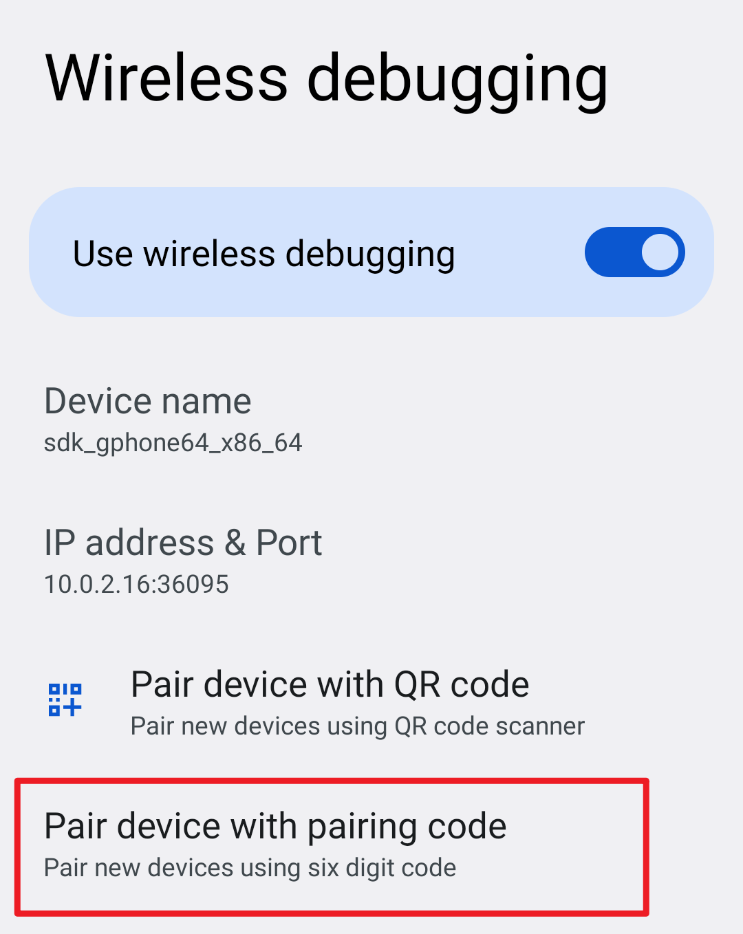 start_pairing